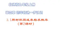 初中数学北师大版九年级上册1 用树状图或表格求概率授课ppt课件