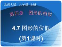 数学九年级上册第四章 图形的相似8 图形的位似说课课件ppt