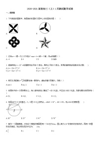 2020-2021学年初三（上）1月测试数学试卷