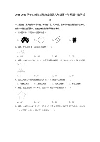 山西省运城市盐湖区2021-2022学年八年级上学期期中考试数学试卷(word版含答案)