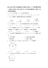 2021-2022学年山东省临沂市兰陵县九年级（上）期中数学试卷