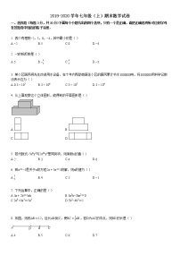 七年级（上）期末数学试卷.