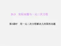 人教版九年级上册21.3 实际问题与一元二次方程教案配套课件ppt