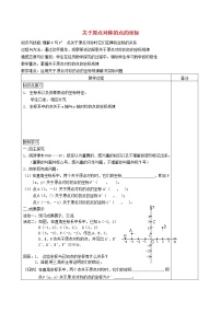 初中数学23.2.3 关于原点对称的点的坐标教案