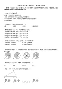 2020-2021九年级（上）期末数学试卷