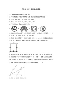 八年级上期中数学试卷09（教培机构模拟复习专用）