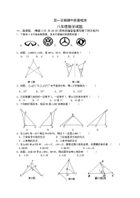 八年级上期中数学试卷17（教培机构模拟复习专用）