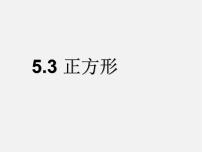 浙教版八年级下册5.3 正方形课堂教学ppt课件