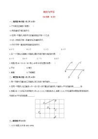 湘教版七年级下册4.1.1相交与平行教案及反思