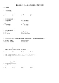 【市级联考】七年级上期末调研考试数学试题