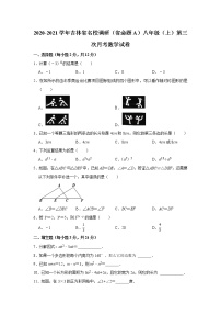 2020-2021学年吉林省名校调研（省命题a）八年级（上）第三次月考数学试卷(word版无答案)