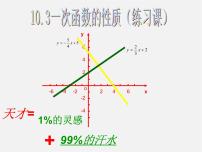 初中数学青岛版八年级下册10.3 一次函数的性质教课内容ppt课件