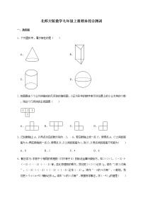 北师大版七年级数学上册期末综合测试卷（Word版，无答案）