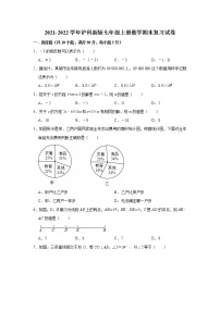 2021-2022学年沪科版七年级上册数学期末复习试卷（word版 含答案）