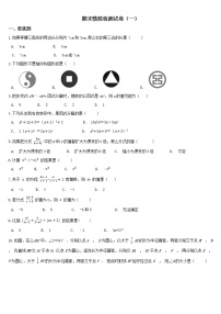 2021--2022学年人教版八年级上册数学期末模拟检测试卷（一）（word版 含答案）