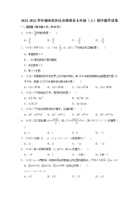 2021-2022学年湖南省怀化市通道县七年级（上）期中数学试卷   解析版