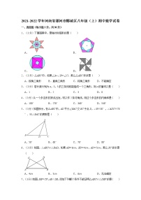 2021-2022学年河南省漯河市郾城区八年级（上）期中数学试卷   解析版