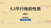 人教版七年级下册5.3.1 平行线的性质教案配套ppt课件