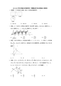 2021-2022学年沪科版九年级数学上学期期末复习综合训练题（word版 含答案）