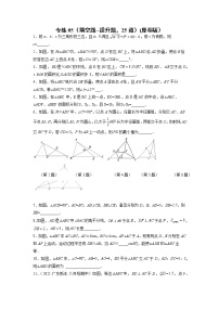 专练05（填空题--提升题，25道）-2021-2022学年八年级数学上学期期末考点必练（含解析）