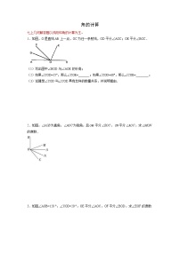 专题09 角的计算-2021-2022学年七年级数学上学期必刷专题训练（人教版）