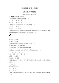 2021-2022学年人教版八年级数学上册期末复习训练卷（word版 含答案）