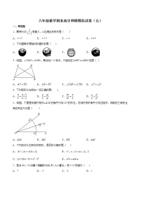 八年级数学期末高分押题模拟试卷（五）-2021-2022学年八年级数学上学期《考点•题型•难点》期末高效复习（人教版）