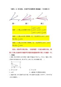 专题4.20 单双角、多角平分线模型（基础篇）（专项练习）-2021-2022学年七年级数学上册基础知识专项讲练（人教版）