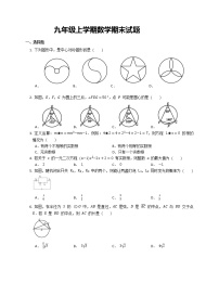 九年级上学期数学期末试题