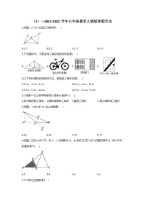 （1）—2021-2022学年八年级数学人教版寒假作业