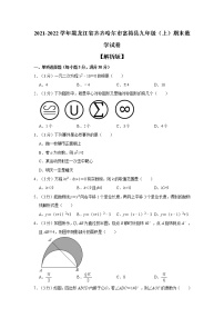 黑龙江省齐齐哈尔市富裕县2021-2022学年九年级上学期期末数学试卷（word版 含答案）