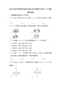 2019-2020学年黑龙江省齐齐哈尔市五县联考九年级（上）期末数学试卷