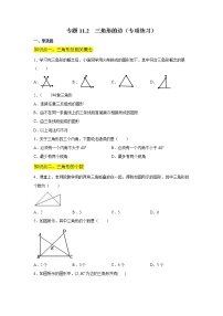 专题11.2 三角形的边（专项练习）-2021-2022学年八年级数学上册基础知识专项讲练（人教版）