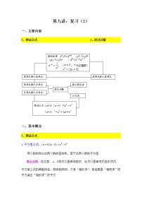 初中数学第9章 从面积到乘法公式综合与测试学案设计