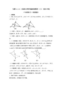 专题12.18 三角形全等作辅助线模型（三）-倍长中线（专项练习）（培优篇）-2021-2022学年八年级数学上册基础知识专项讲练（人教版）