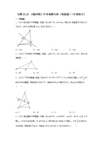 专题13.22《轴对称》中考真题专练（培优篇）（专项练习）-2021-2022学年八年级数学上册基础知识专项讲练（人教版）