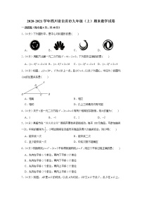 2020-2021学年四川省自贡市九年级（上）期末数学试卷