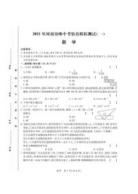 2021年河南中考数学突破仿真模拟试卷（PDF版含答案与解析）