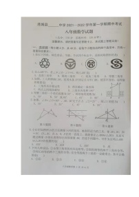 龙岩市连城县2021-2022学年八年级上学期期中考试数学试题（图片版无答案）