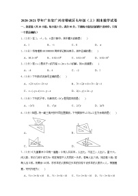 2020-2021学年广东省广州市增城区七年级（上）期末数学试卷