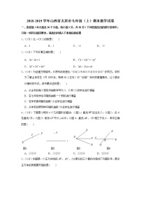 2018-2019学年山西省太原市七年级（上）期末数学试卷