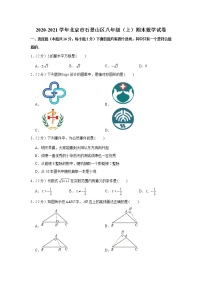 2020-2021学年北京市石景山区八年级（上）期末数学试卷