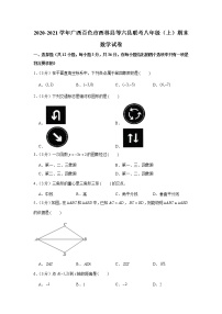 2020-2021学年广西百色市西林县等六县联考八年级（上）期末数学试卷