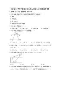 2020-2021学年宁夏银川十八中八年级（上）期末数学试卷