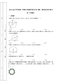 第一学期九年级数学第24章《圆》 期末综合复习练习卷（人教版）