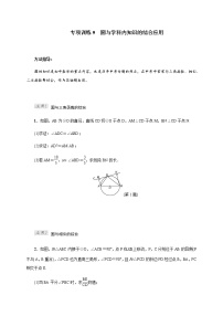 专项训练9 圆与学科内知识的综合应用