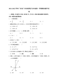 广东省广州市番禺区2021--2022学年七年级上学期期末考试数学试卷（word版 含答案）