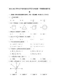 辽宁省阜新市太平区2021-2022学年七年级上学期期末数学试卷（word版 含答案）