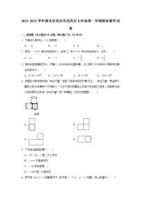 湖北省武汉市武昌区2021-2022学年七年级上学期期末数学试卷（word版 含答案）