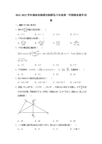 湖南省湘潭市湘潭县2021-2022学年八年级上学期期末考试数学试题（word版 含答案）